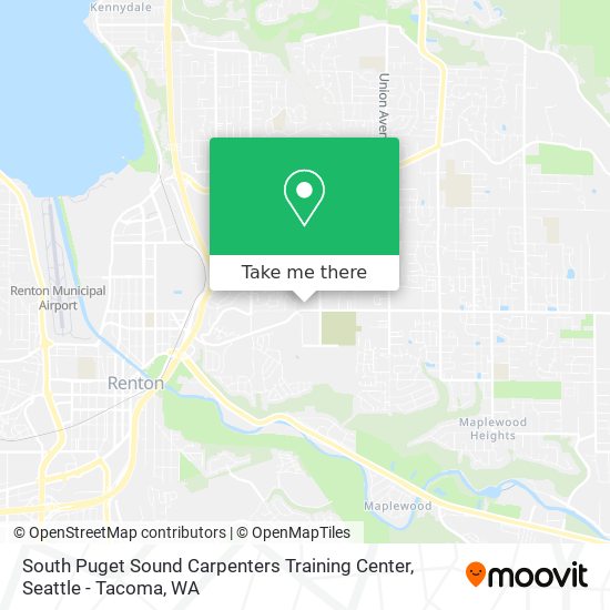 Mapa de South Puget Sound Carpenters Training Center