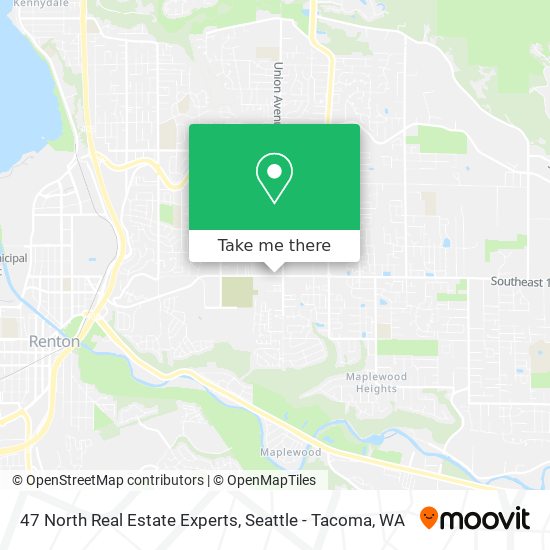 47 North Real Estate Experts map