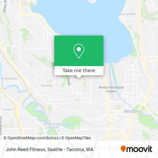 John Reed Fitness map