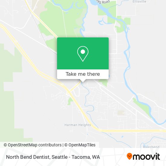 Mapa de North Bend Dentist