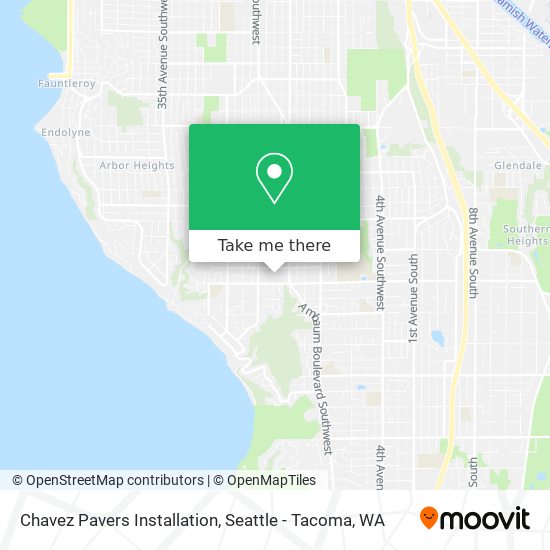 Chavez Pavers Installation map