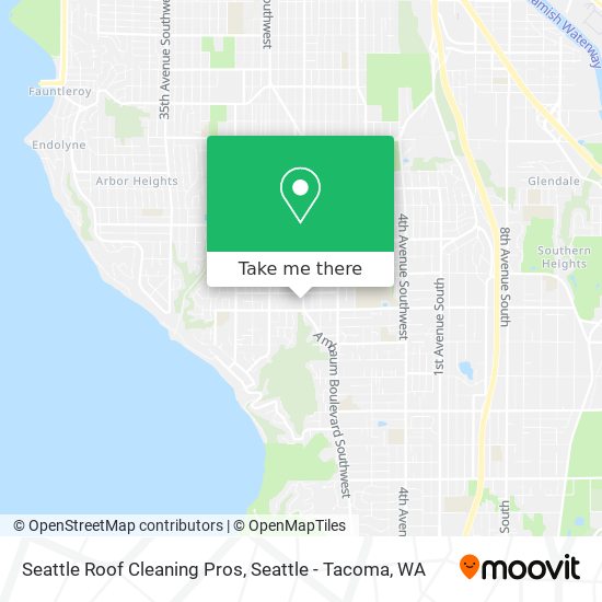 Mapa de Seattle Roof Cleaning Pros