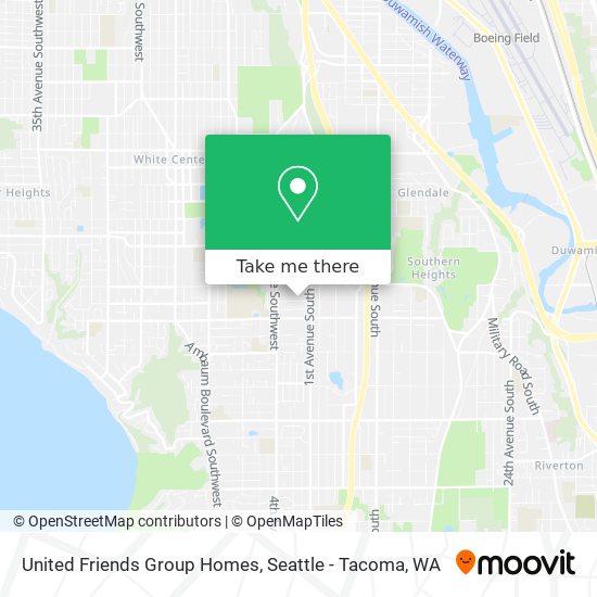 Mapa de United Friends Group Homes