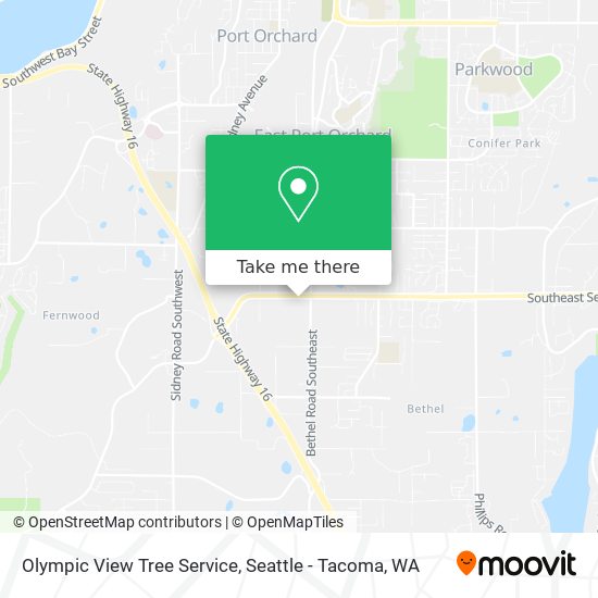 Olympic View Tree Service map