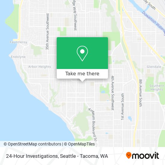 24-Hour Investigations map