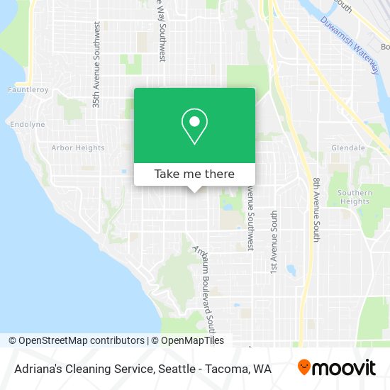 Adriana's Cleaning Service map