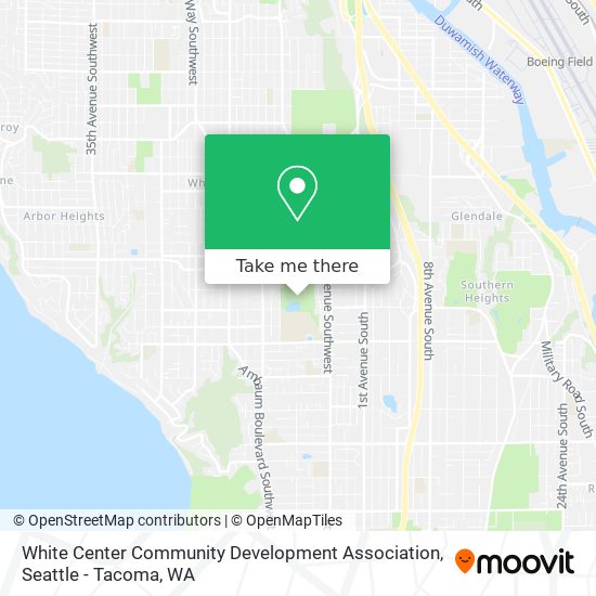 Mapa de White Center Community Development Association