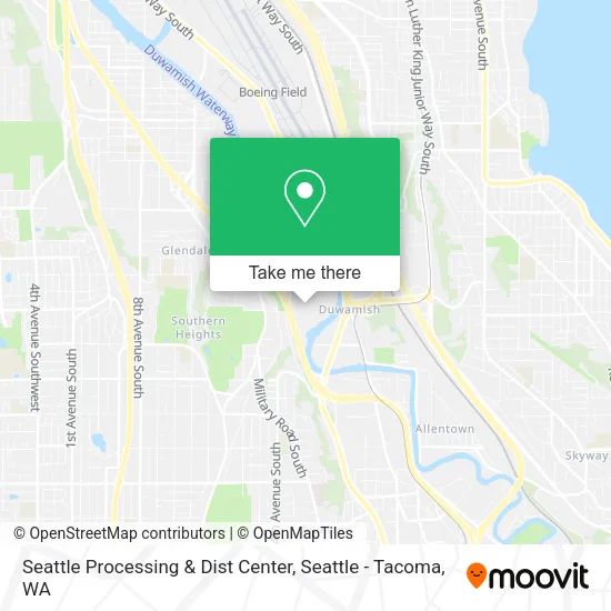 Mapa de Seattle Processing & Dist Center