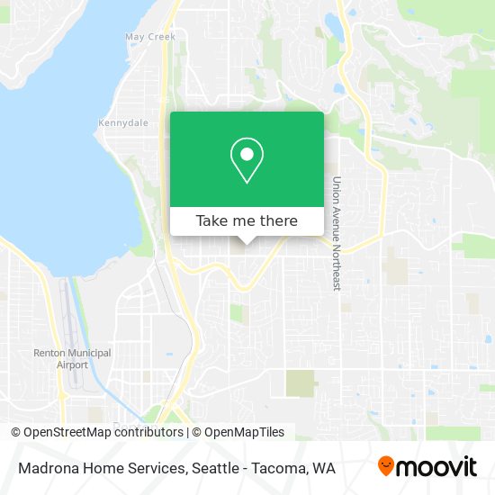 Madrona Home Services map