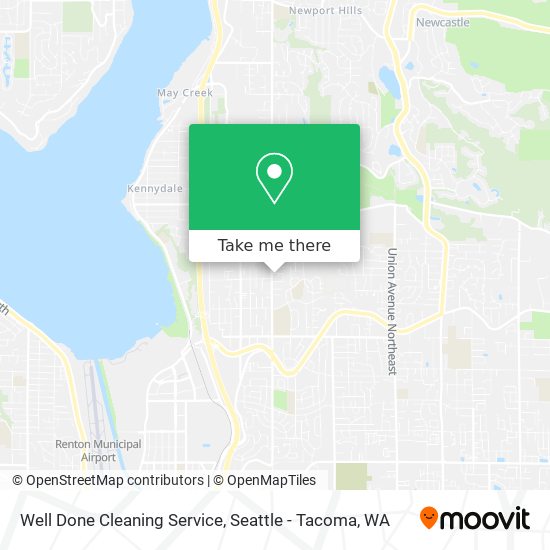 Mapa de Well Done Cleaning Service