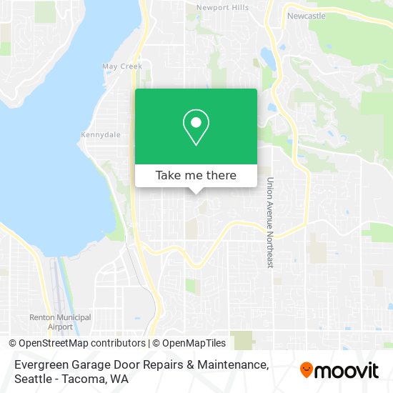 Evergreen Garage Door Repairs & Maintenance map