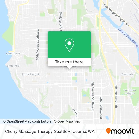 Cherry Massage Therapy map