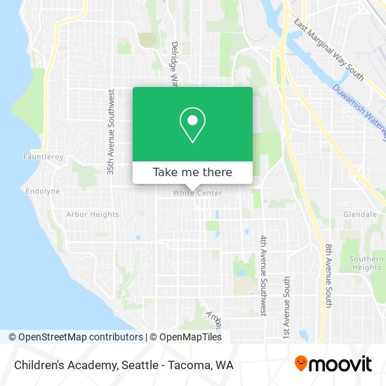 Children's Academy map