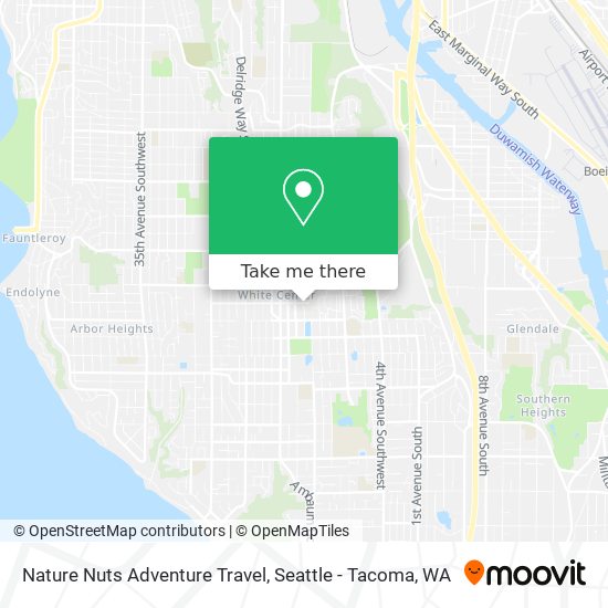 Nature Nuts Adventure Travel map