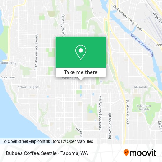 Dubsea Coffee map