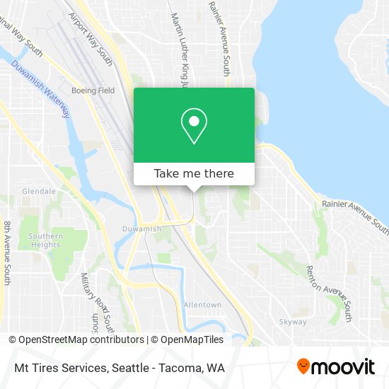 Mt Tires Services map