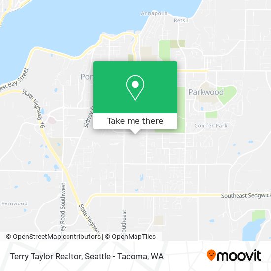 Terry Taylor Realtor map