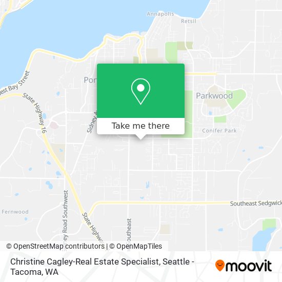 Christine Cagley-Real Estate Specialist map