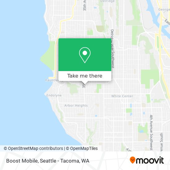 Boost Mobile map