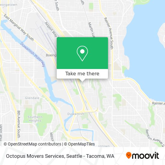 Octopus Movers Services map