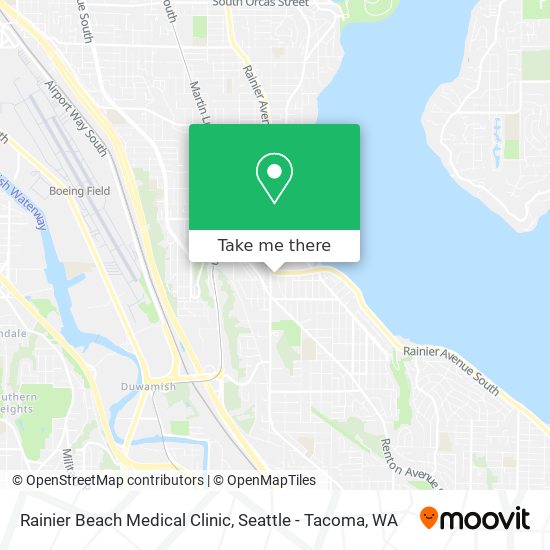 Rainier Beach Medical Clinic map