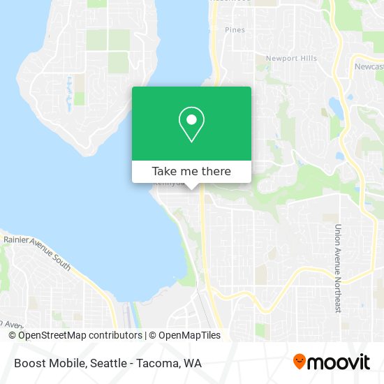 Boost Mobile map