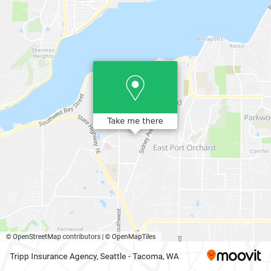 Mapa de Tripp Insurance Agency