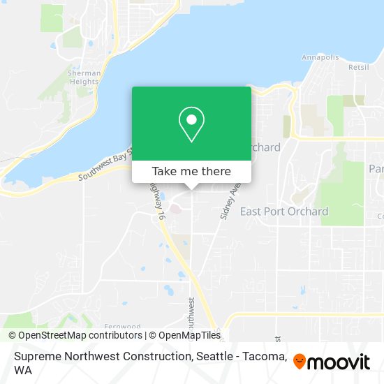 Supreme Northwest Construction map