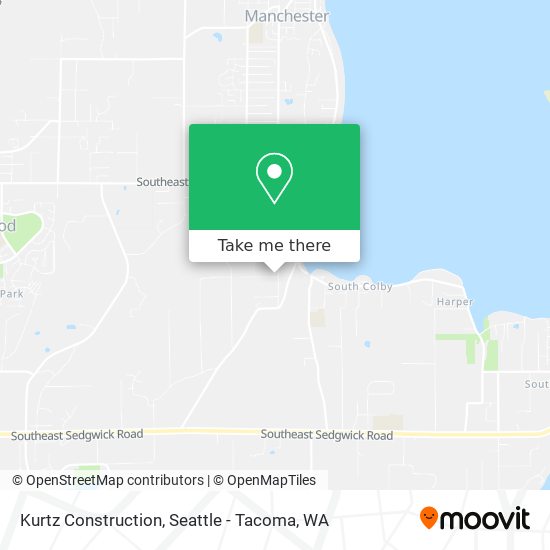 Kurtz Construction map