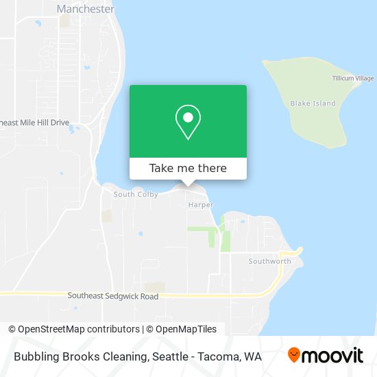 Mapa de Bubbling Brooks Cleaning