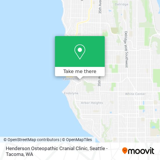 Mapa de Henderson Osteopathic Cranial Clinic