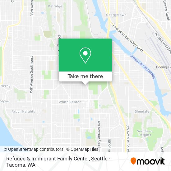 Refugee & Immigrant Family Center map