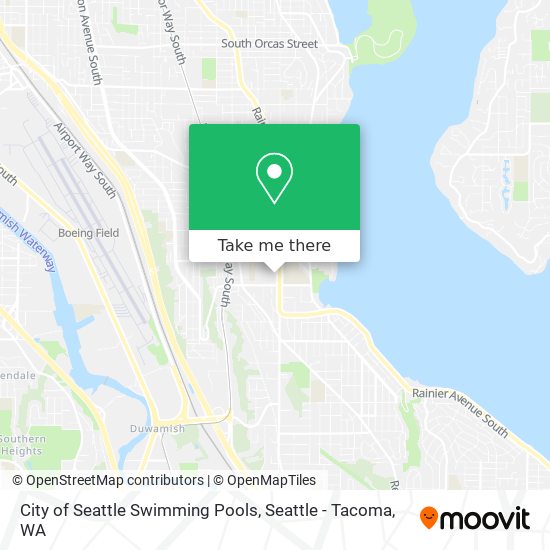 Mapa de City of Seattle Swimming Pools