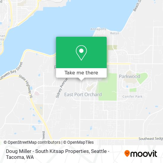 Doug Miller - South Kitsap Properties map