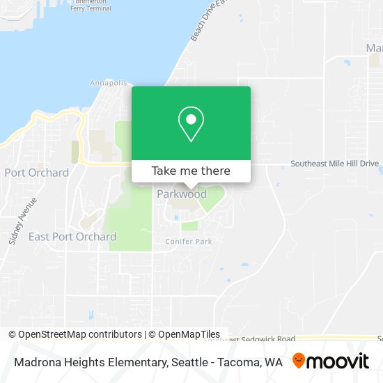 Mapa de Madrona Heights Elementary