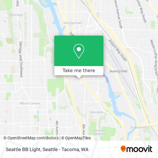 Mapa de Seattle BB Light