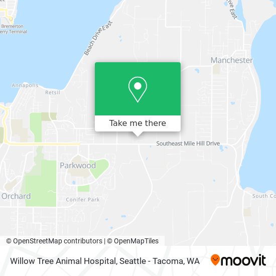 Willow Tree Animal Hospital map