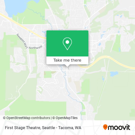First Stage Theatre map