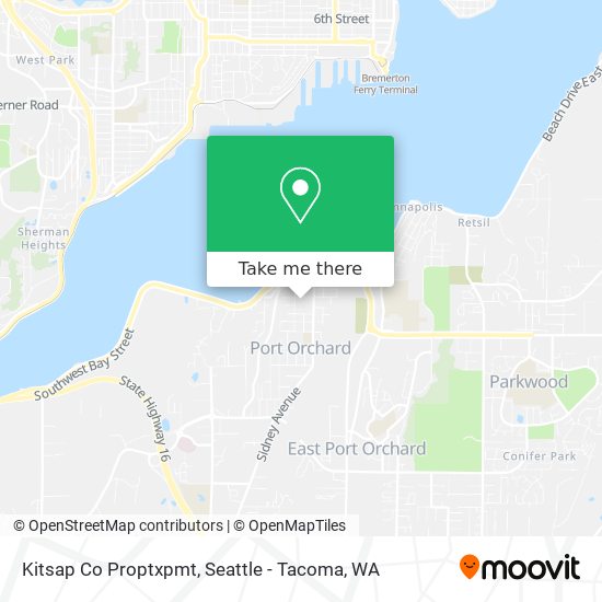 Kitsap Co Proptxpmt map