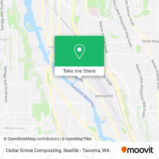 Mapa de Cedar Grove Composting