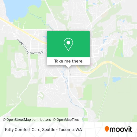 Kitty Comfort Care map