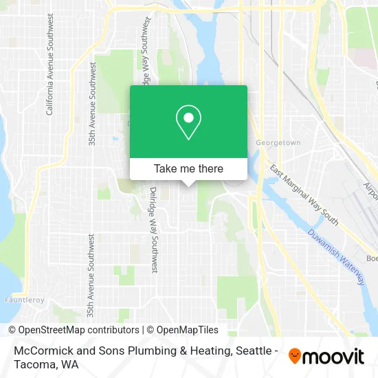 McCormick and Sons Plumbing & Heating map