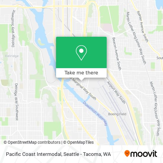 Mapa de Pacific Coast Intermodal