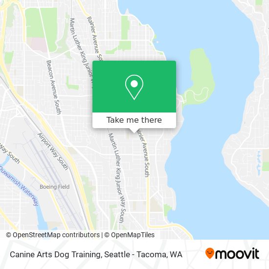 Canine Arts Dog Training map