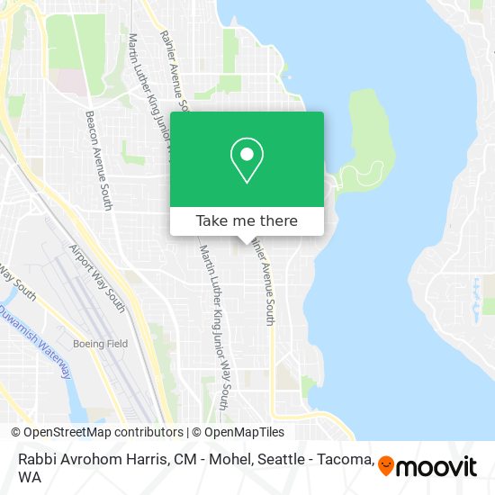 Rabbi Avrohom Harris, CM - Mohel map