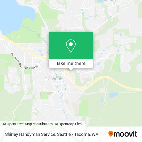 Shirley Handyman Service map