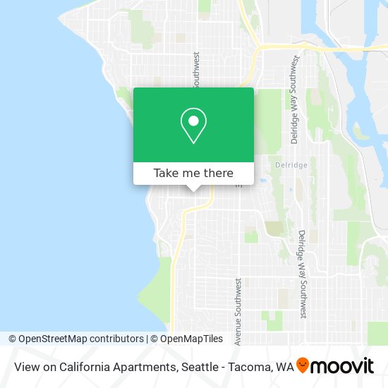 Mapa de View on California Apartments