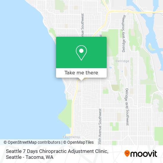 Mapa de Seattle 7 Days Chiropractic Adjustment Clinic
