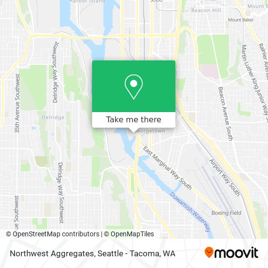 Northwest Aggregates map