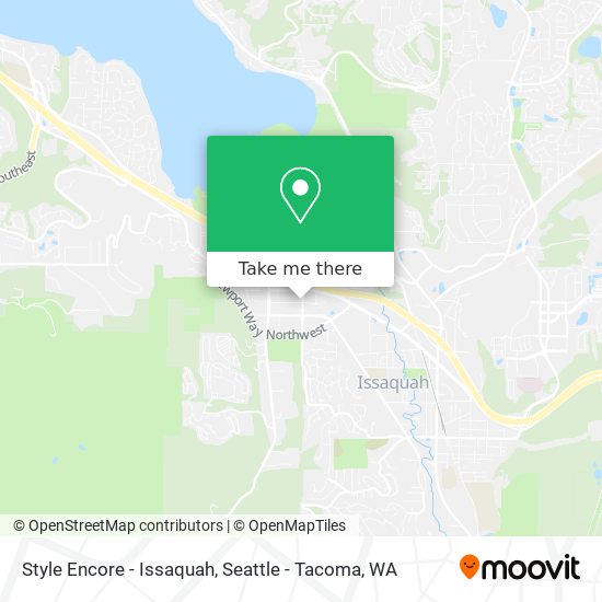 Mapa de Style Encore - Issaquah